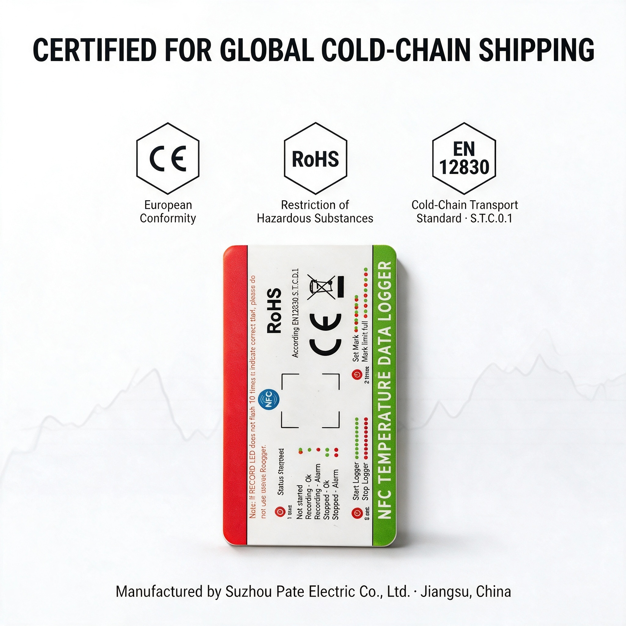 N100 NFC temperature data logger